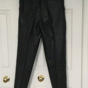 Wilsons Leather Men's Sleek Black Dress Pants